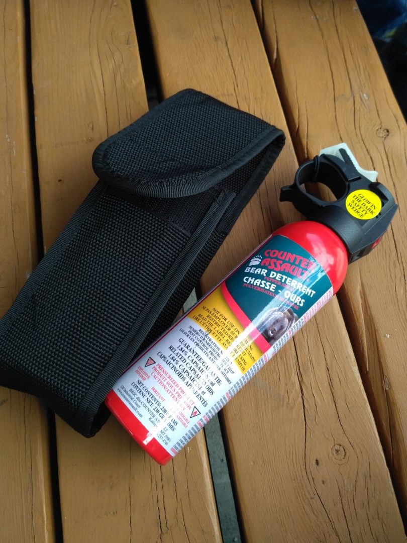 Bear spray